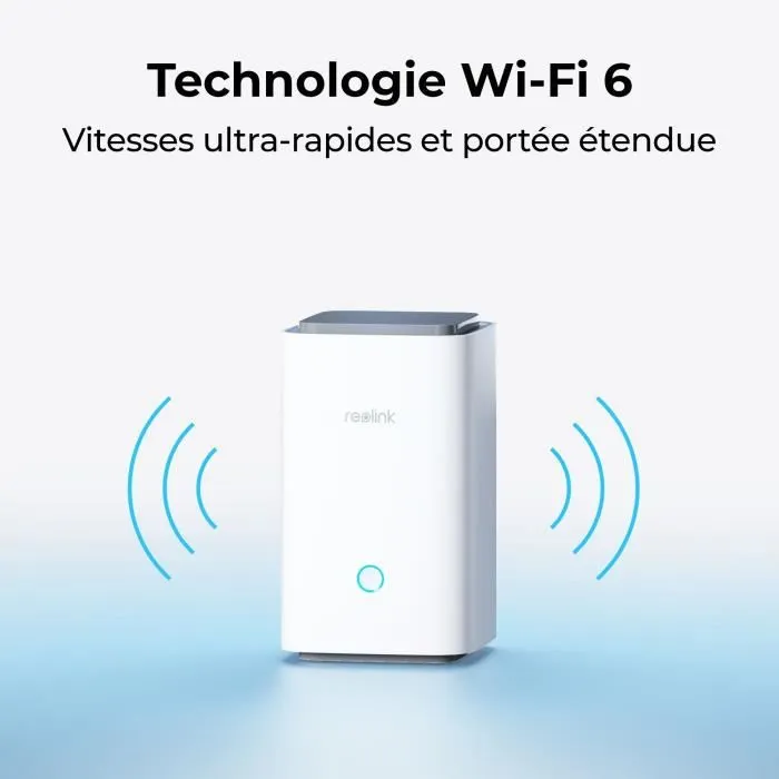 Reolink Home Hub - Centre de gestion pour caméras de surveillance, compatible Google Home, WiFi 6, stockage microSD 512 Go, blanc Reolink Home Hub - Centre de gestion pour caméras de surveillance, compatible Google Home, WiFi 6, stockage microSD 512 Go, blanc