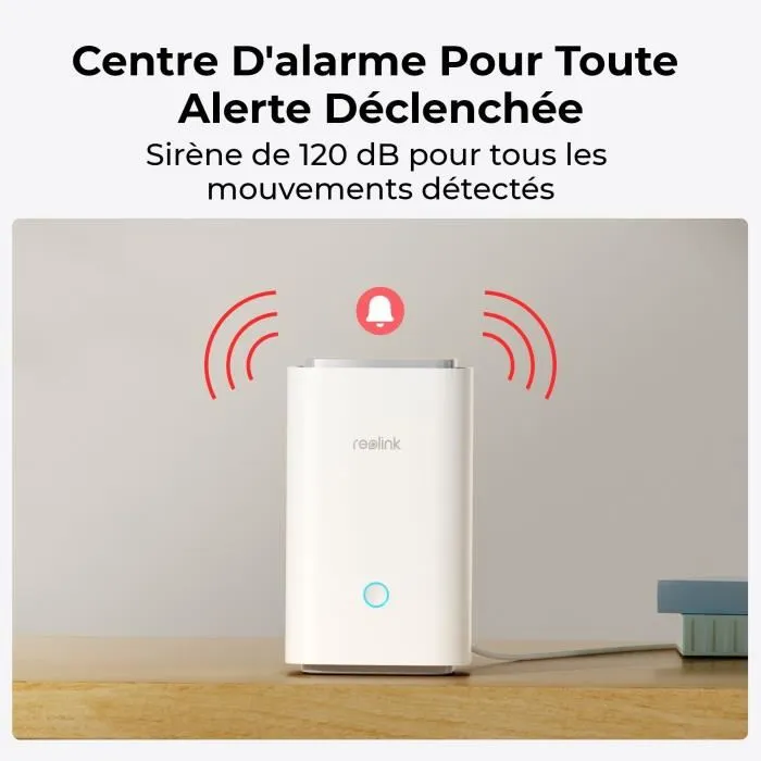 Reolink Home Hub - Centre de gestion pour caméras de surveillance, compatible Google Home, WiFi 6, stockage microSD 512 Go, blanc Reolink Home Hub - Centre de gestion pour caméras de surveillance, compatible Google Home, WiFi 6, stockage microSD 512 Go, blanc