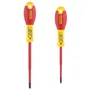 Stanley FATMAX FMHT0-62649 - Jeu de 2 Tournevis Isolés 1000V pour Vis Mixtes Fente-Pozidriv PZ1 et PZ2
