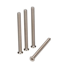 Edm Vis cylindrique Trn16 en acier nickelé, M5 x 65 mm, 4 pièces