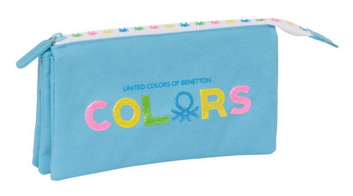 Safta Portatodo Triple Benetton "Spring" - Porte-tout Triple 22 x 12 x 3 cm - Recommandé 3 ans et plus Safta Portatodo Triple Benetton "Spring" - Porte-tout Triple 22 x 12 x 3 cm - Recommandé 3 ans et plus