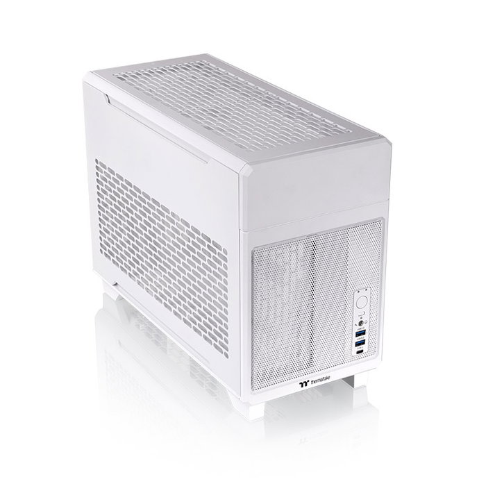 Thermaltake TR100 Snow Mini-ITX Boîtier PC Gaming Blanc Acier SPCC 360mm GPU Thermaltake TR100 Snow Mini-ITX Boîtier PC Gaming Blanc Acier SPCC 360mm GPU