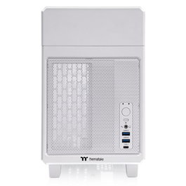 Thermaltake TR100 Snow Mini-ITX Boîtier PC Gaming Blanc Acier SPCC 360mm GPU