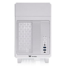 Thermaltake TR100 Snow Mini-ITX Boîtier PC Gaming Blanc Acier SPCC 360mm GPU
