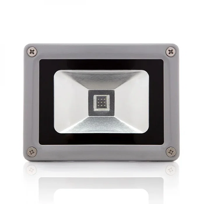 Brico Proyector LED Extérieur/Intérieur, 10W, 850 Lm, Vert, IP65, 40000h de Durée de Vie, Aluminium - Équivalent 60W Incandescent, 100-240V AC