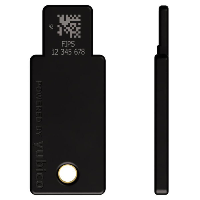 Yubico YubiKey 5 NFC FIPS Clé de sécurité USB avec NFC et certification FIPS - Réf. 5060408464229 Yubico YubiKey 5 NFC FIPS Clé de sécurité USB avec NFC et certification FIPS - Réf. 5060408464229