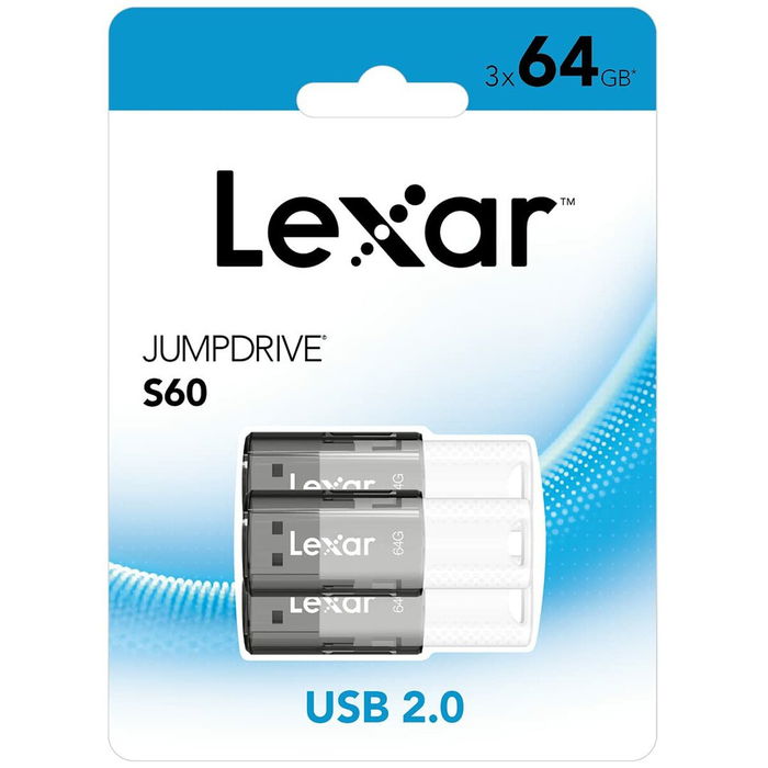 Clé USB Lexar LJDS060064G-B3NNG Gris 64 GB