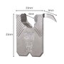 3M 3ph7-2wmr Crochet pour cloisons sèches, charge max 7 kg, 23 x 23 x 4 mm, lot de 2