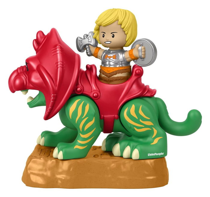 Mattel Masters of the Universe Little People Collector set figurines He-Man & Battle Cat