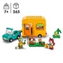 LEGO 77054 Set de construction Animal Crossing - Caravane et stand de jardinage de Racine avec minifigurines, 263 pièces, jouet pour enfant dès 7 ans