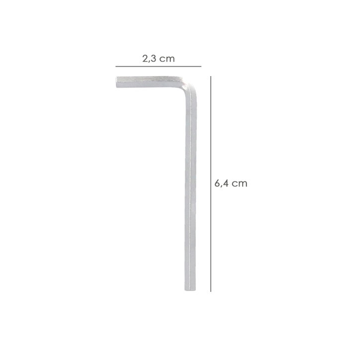 WOLFPACK LINEA PROFESIONAL Clé Allen Standard 3,5 mm WOLFPACK LINEA PROFESIONAL Clé Allen Standard 3,5 mm