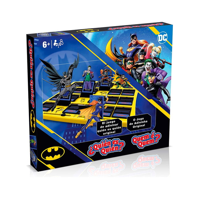 Eleven Force - Qui est-ce ? Batman DC Comics, jeu de société et de déduction pour 2 joueurs, version multilingue (anglais, portugais, espagnol), à partir de 6 ans Eleven Force - Qui est-ce ? Batman DC Comics, jeu de société et de déduction pour 2 joueurs, version multilingue (anglais, portugais, espagnol), à partir de 6 ans