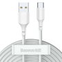 Baseus Câble USB A vers USB C TZCATZJ-02 Blanc 1,5 m (Lot de 2)