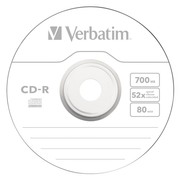 Verbatim CD-R Extra Protection 700MB 52x, 10 pièces