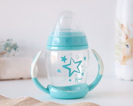 KioKids Tasse d'apprentissage STEP 1 Étoiles - Bleu