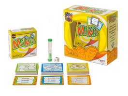 Cayro - Jeu de société Mi Mic - Jeu de mimes et de phrases humoristiques en espagnol - Version multilingue - 2 joueurs - À partir de之道 8 ans