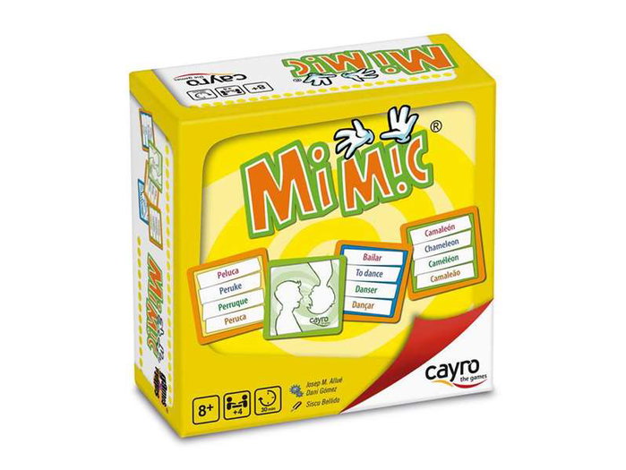 Cayro - Jeu de société Mi Mic - Jeu de mimes et de phrases humoristiques en espagnol - Version multilingue - 2 joueurs - À partir de之道 8 ans Cayro - Jeu de société Mi Mic - Jeu de mimes et de phrases humoristiques en espagnol - Version multilingue - 2 joueurs - À partir de之道 8 ans