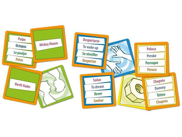 Cayro - Jeu de société Mi Mic - Jeu de mimes et de phrases humoristiques en espagnol - Version multilingue - 2 joueurs - À partir de之道 8 ans Cayro - Jeu de société Mi Mic - Jeu de mimes et de phrases humoristiques en espagnol - Version multilingue - 2 joueurs - À partir de之道 8 ans