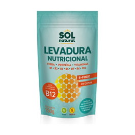 Sol Natural Levure nutritionnelle avec vitamine B12 150 g