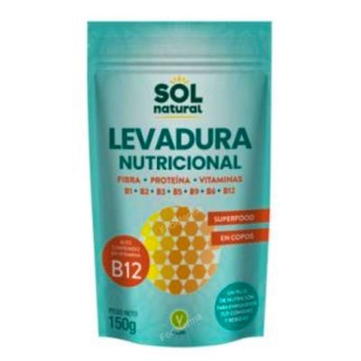 Sol Natural Levure nutritionnelle avec vitamine B12 150 g