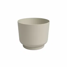 Artevasi Pot de fleur Miami 30 cm - Crème - 13 L - Dimensions 29.7x29.7x25.1 cm - Pour plantes de taille moyenne