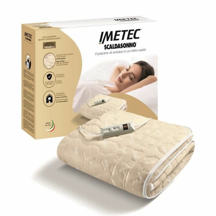 Imetec Couvre-matelas chauffant 150 x 80 cm - 2 commandes, 2 températures Imetec Couvre-matelas chauffant 150 x 80 cm - 2 commandes, 2 températures