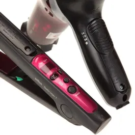 KLEIN - Set de coiffure Mega Braun Satin Hair 7 pour enfants avec sèche-cheveux, lisseur, brosse, peigne, miroir et accessoires (à partir de 3 ans)