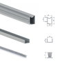 Emuca Kit de ferrures pour Placard 81, 2 portes coulissantes, profilé Wave, Anodisé mat