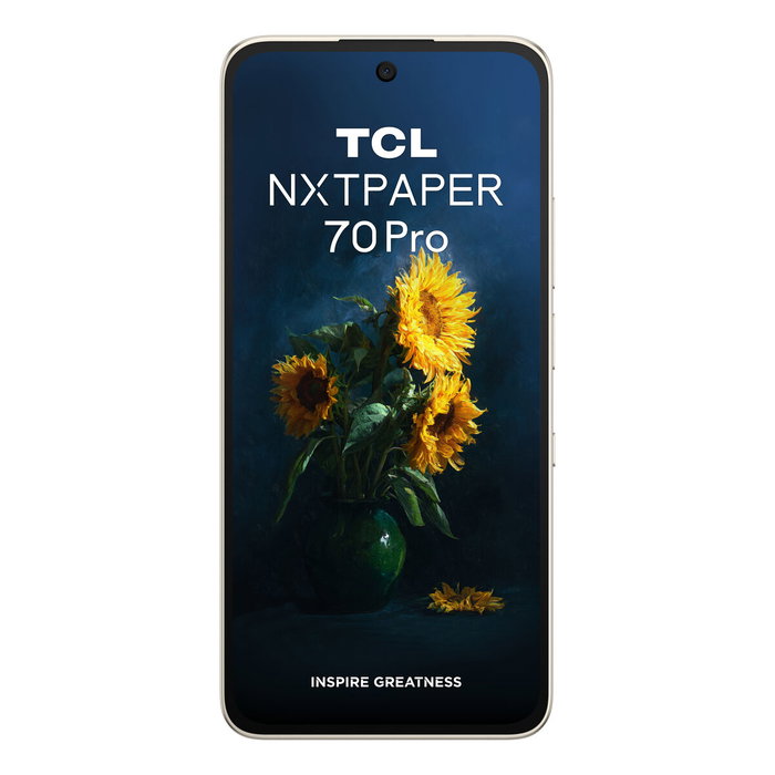 Smartphone TCL 70 PRO NXTPAPER 8+256GB 5G NEBULA GOLD T807D1-2BLCA112 6,9" Octa Core Mediatek Dimensity 7300 8 GB RAM 256 GB Or