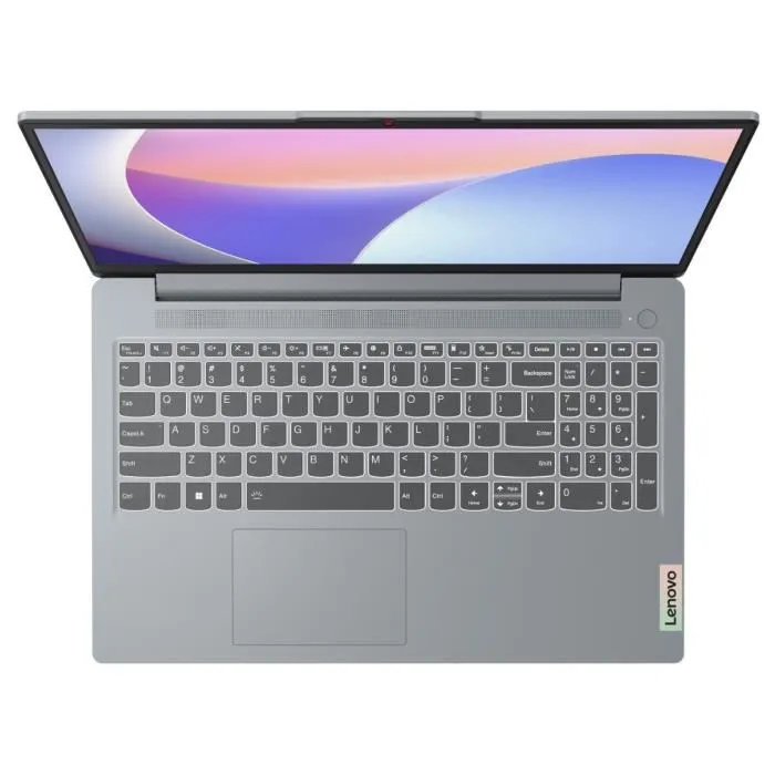 Lenovo IdeaPad Slim 3 15IAN8 - PC Portable 15.6" FHD - Intel N100 - 4 Go RAM - 128 Go SSD - Windows 11 - Clavier AZERTY