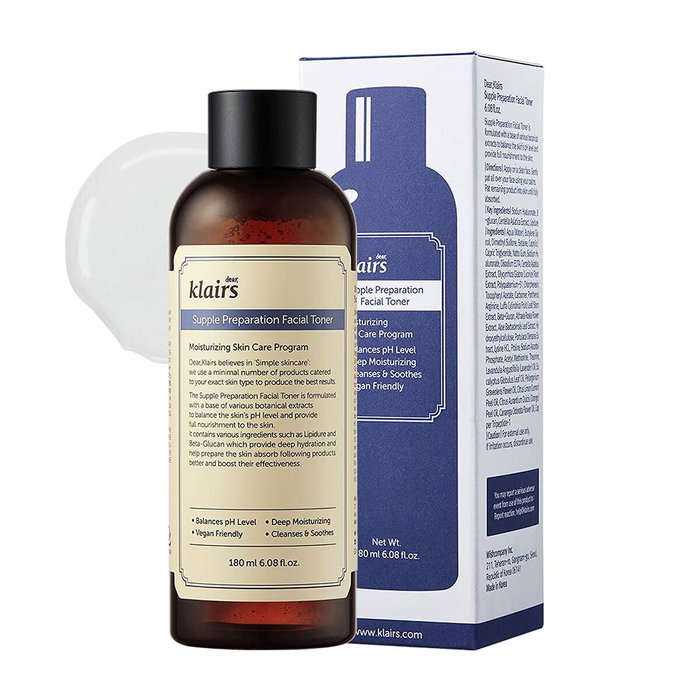 Klairs Supple Preparation Lotion Tonique pour le Visage 180 ml