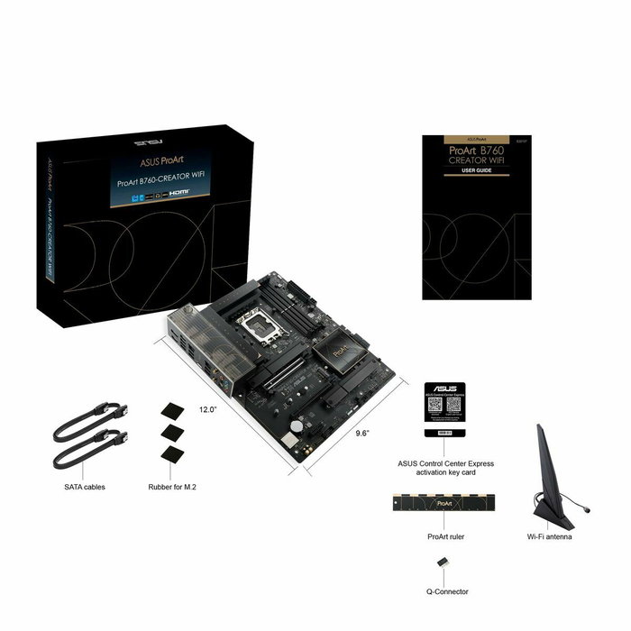 Asus 90MB1FY0-M0EAY0 Carte mère Intel B760 LGA 1700 ATX DDR5 Wi-Fi 6