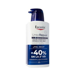 Eucerin Urea Repair Plus Lotion 10% - Hydratant intense pour peau très sèche - 400 ml x 2 (Lot de 2)