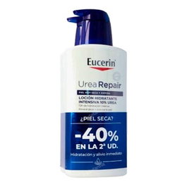 Eucerin Urea Repair Plus Lotion 10% - Hydratant intense pour peau très sèche - 400 ml x 2 (Lot de 2)