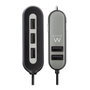 Ewent Chargeur Voiture USB 5 Ports Smart IC EW1355 pour Smartphones et Tablettes avec Câble 1.5m
