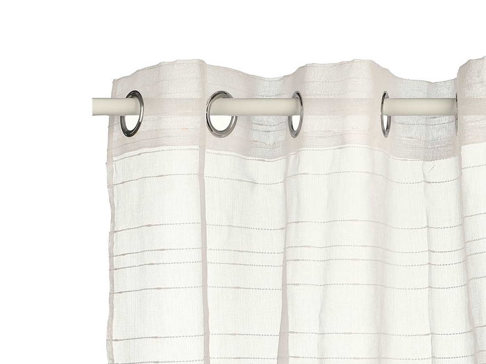 GIFTDECOR Cortina Blanca Rayas Horizontales GIFTDECOR Cortina Blanca Rayas Horizontales