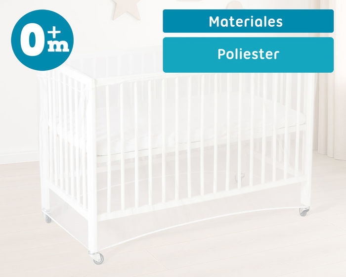 KioKids Moustiquaire blanche pour lit bébé à fermeture éclair, Protection anti-moustiques 135x80x65 cm, Pour nouveau-né et plus, Transpirable, Facile à installer et lavable KioKids Moustiquaire blanche pour lit bébé à fermeture éclair, Protection anti-moustiques 135x80x65 cm, Pour nouveau-né et plus, Transpirable, Facile à installer et lavable