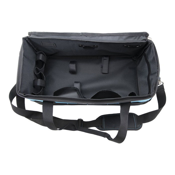 Koma Tools Sac à outils en polyester 49 x 23 x 25,2 cm noir et bleu, 20 kg max Koma Tools Sac à outils en polyester 49 x 23 x 25,2 cm noir et bleu, 20 kg max