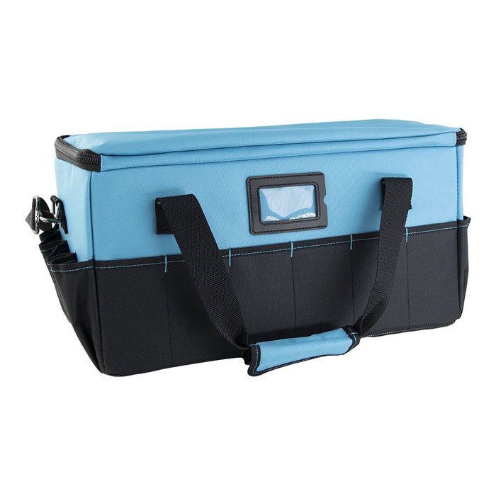 Koma Tools Sac à outils en polyester 49 x 23 x 25,2 cm noir et bleu, 20 kg max Koma Tools Sac à outils en polyester 49 x 23 x 25,2 cm noir et bleu, 20 kg max