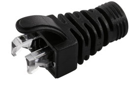 MicroConnect Manchon de décharge de traction pour câbles Cat5e, Cat6, Cat6A jusqu'à 6,5 mm Noir, 100 pièces