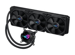 Asus ROG Strix LC III 360 Kit de Refroidissement Liquide pour Processeur, Radiateur 360 mm, 3 Ventilateurs 120 mm, Pompe PWM, Écran LCD, RGB