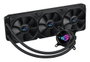 Asus ROG Strix LC III 360 Kit de Refroidissement Liquide pour Processeur, Radiateur 360 mm, 3 Ventilateurs 120 mm, Pompe PWM, Écran LCD, RGB