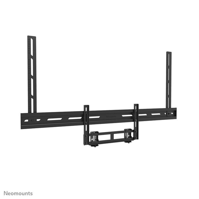 Neomounts AV2 500BL Kit Vidéobar Universel pour TV/Écrans 43"+ et Barres de Son, Support VESA 200x200 à 800x600, Charge Max 10 kg, Noir