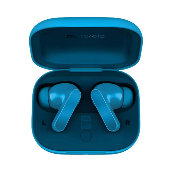 Casque Motorola Moto Buds Bass Bleu