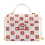 Loungefly Sac Bandoulière Funko Villainous Valentin Crossbody animaux cœurs motif floral cuir vegan 24x19x7 cm