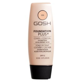 GOSH Foundation Plus+ Fond de teint liquide correcteur 2-en-1 Teinte 006 Miel SPF 15 30 ml - Testeur