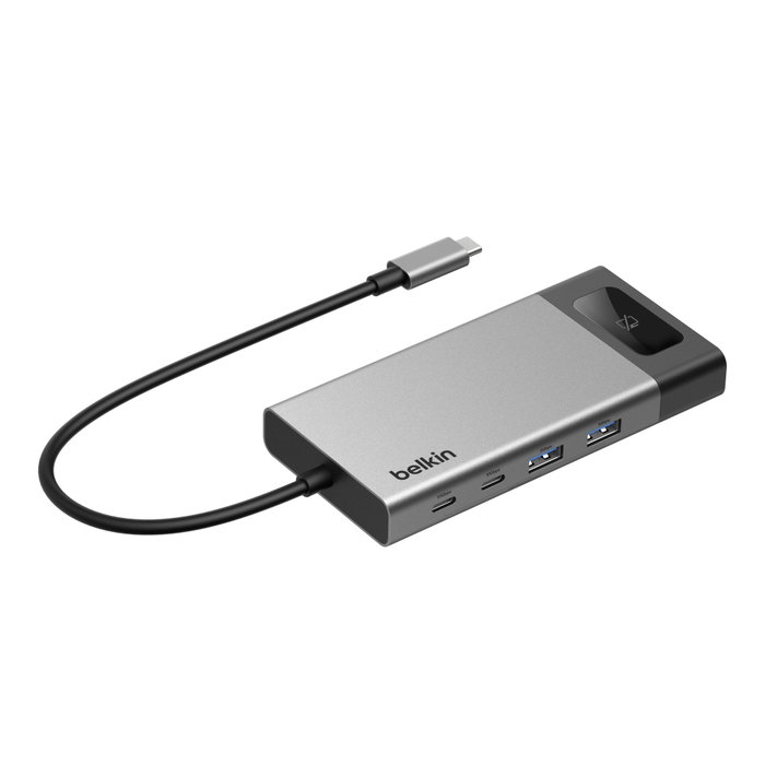 Belkin CONNECT Hub USB-C 8-en-1 pour 2 écrans INC027hqSGY