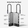 Belkin CONNECT Hub USB-C 8-en-1 pour 2 écrans INC027hqSGY