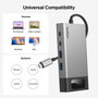 Belkin CONNECT Hub USB-C 8-en-1 pour 2 écrans INC027hqSGY