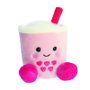 AURORA - Peluche Bubble Tea Palm Pals 13 cm - Peluche douce et marquée CE